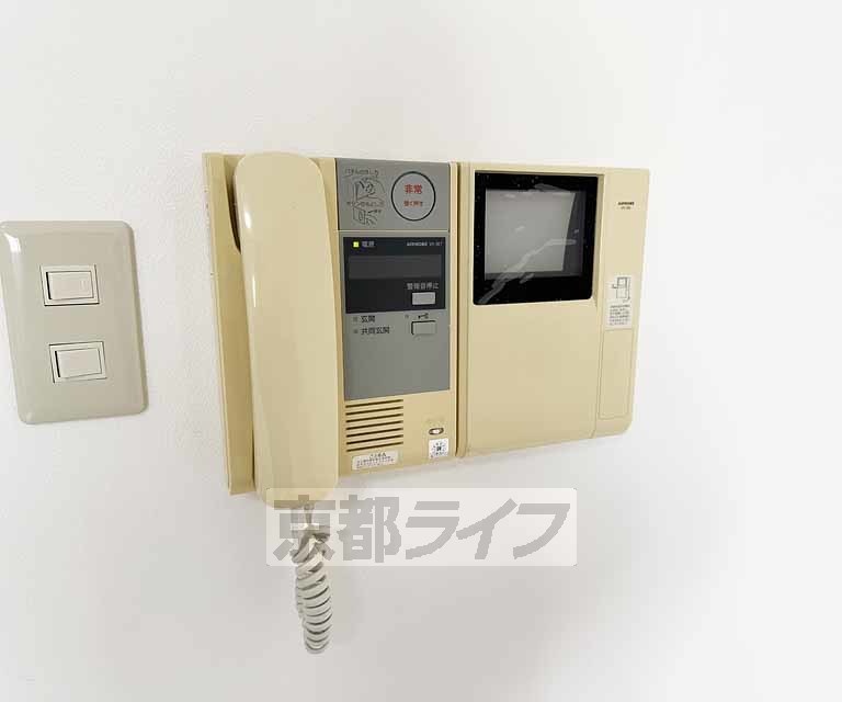 セキュリティ　モニター付きで安心です・