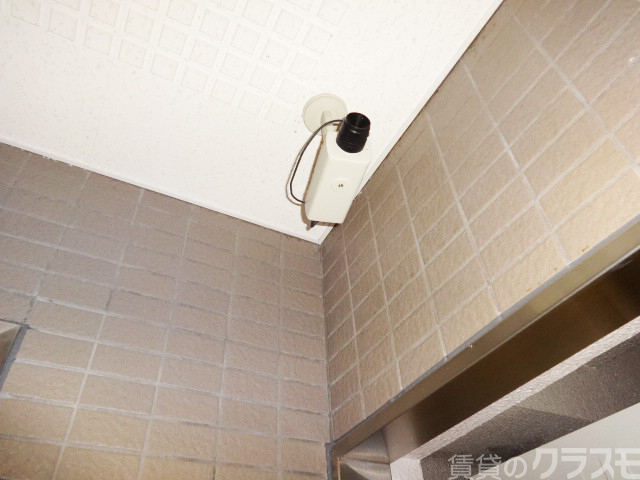 セキュリティ　防犯カメラもあって、安心のセキュリティーです♪