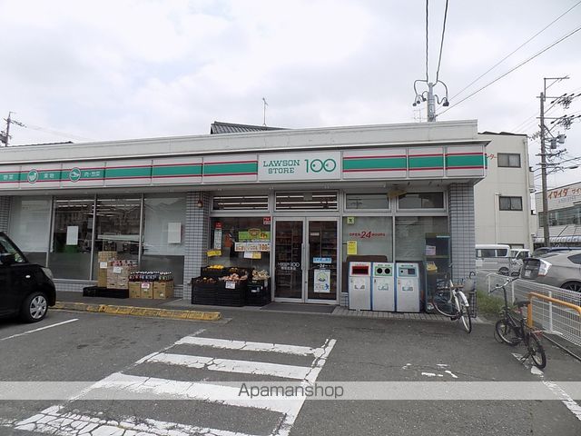 コンビニ　ローソンストア１００（コンビニ）まで381m