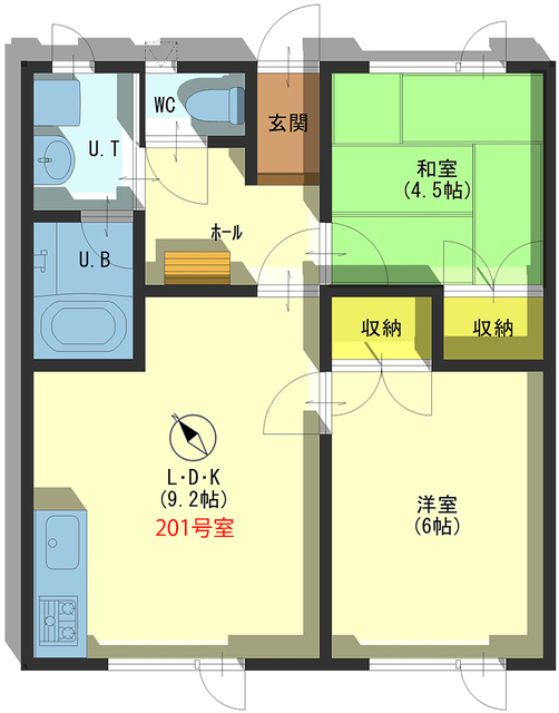 グリーンハイツ_間取り_0
