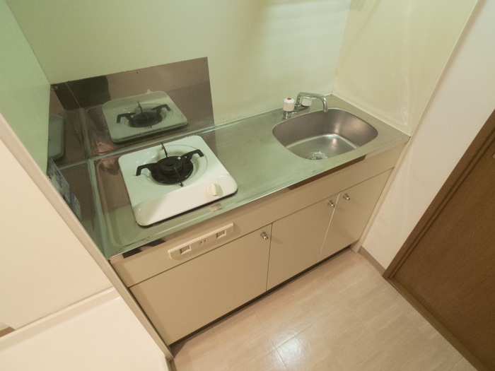 キッチン　１口ガスコンロ付