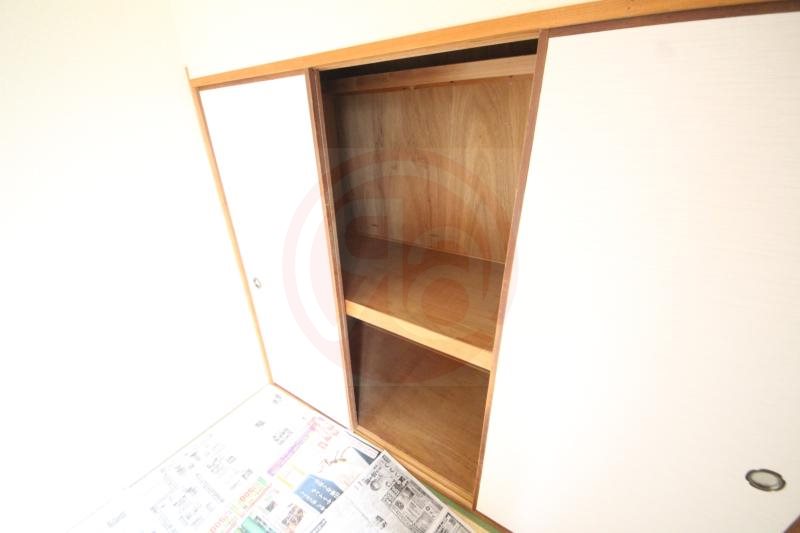 収納　たっぷりとした収納スペースです