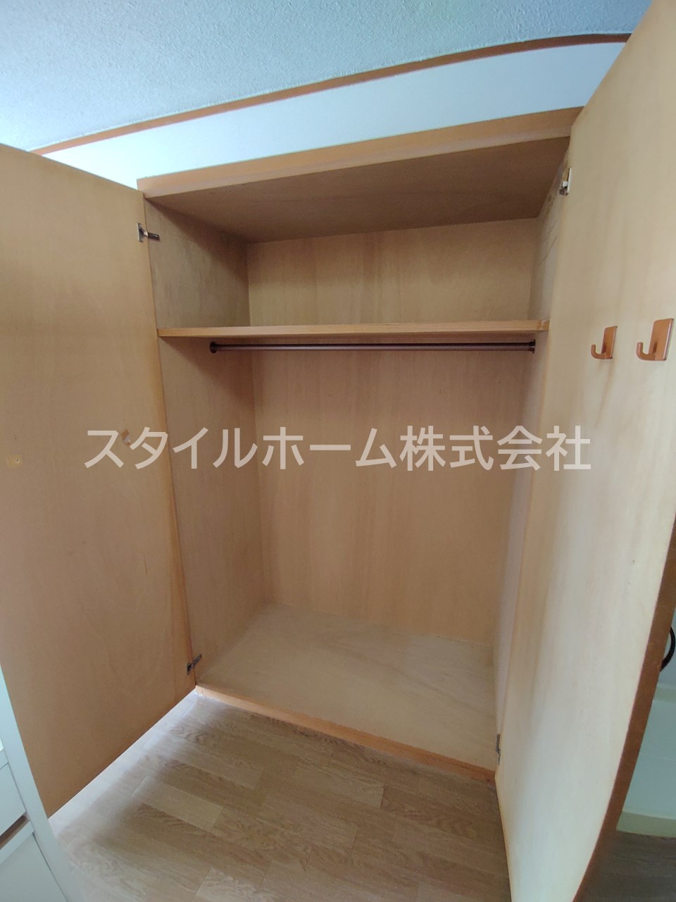 収納　収納のためのスペースです