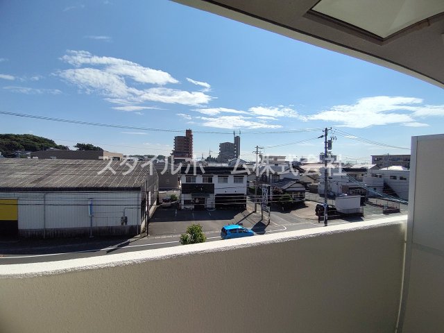 眺望　バルコニーからの展望です。