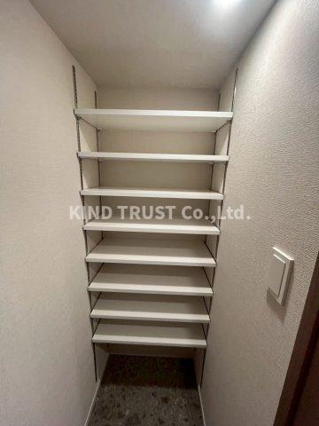 収納　収納があります