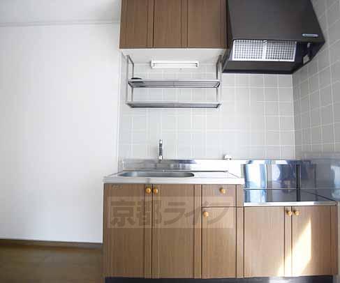 キッチン　２口コンロが設置可能です