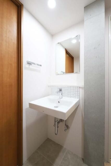 洗面設備　広い洗面スペース