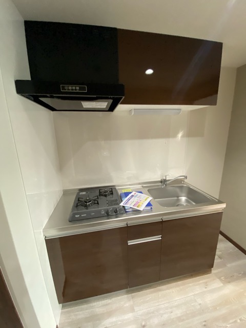 キッチン　２口ガスコンロのシステムキッチンです！