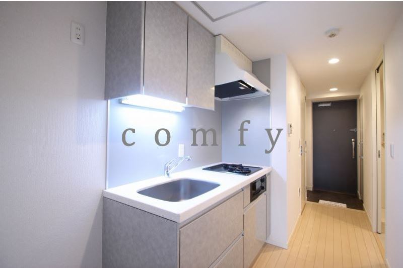 キッチン　ガス２口システムキッチン