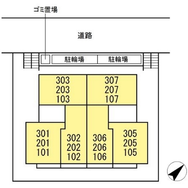 駐車場　配置図