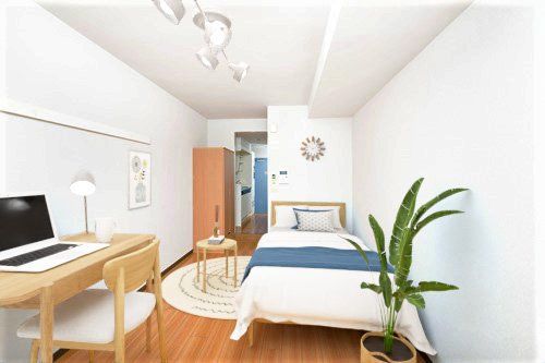 居室・リビング　バーチャルモデルルームのため家具・家電などはついておりませ…