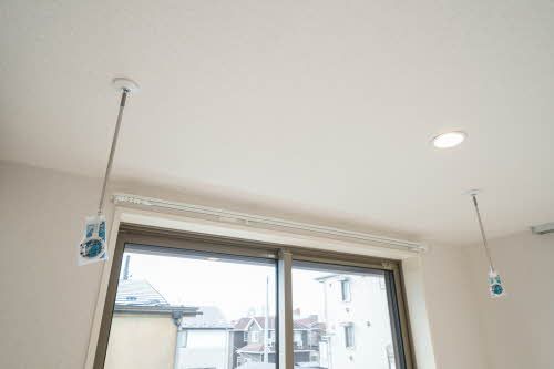 その他設備　室内洗濯干し