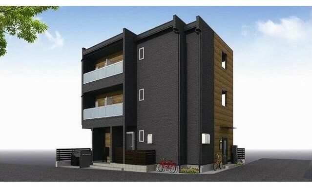 エントランス　お洒落な建物デザイン♪