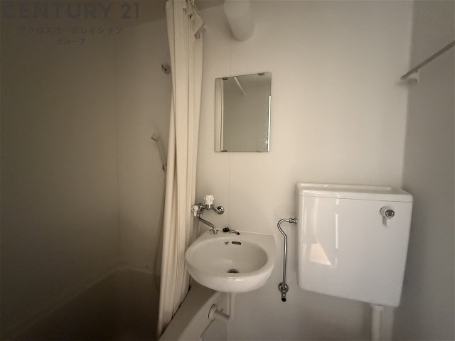 洗面設備　ユニットバス内の洗面台です♪