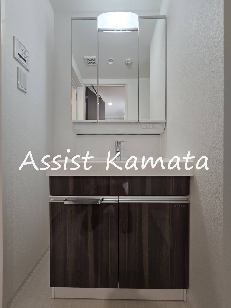 洗面設備　写真は同タイプの別号室です