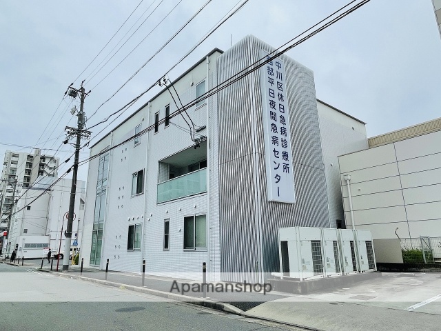 病院　名古屋市医師会中川区休日急病診療所・西部平日夜間急病センター（病院）まで147m