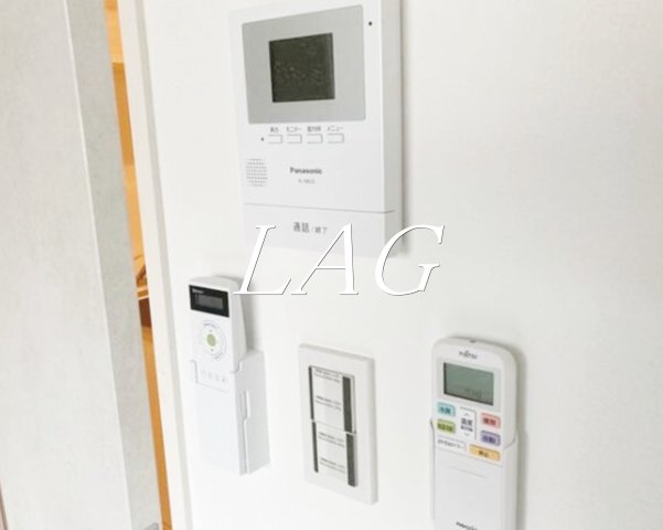 セキュリティ　モニター付きインターフォンです。