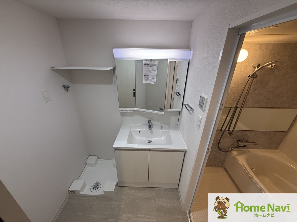 洗面設備　当社ホームナビなら初期費用0円で契約可能です。