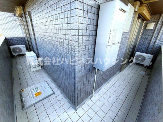 バルコニー　落ち着いた時間を過ごせるバルコニーです