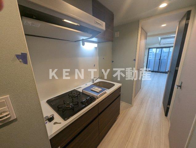 キッチン　コンパクトなキッチンで掃除もラクラク