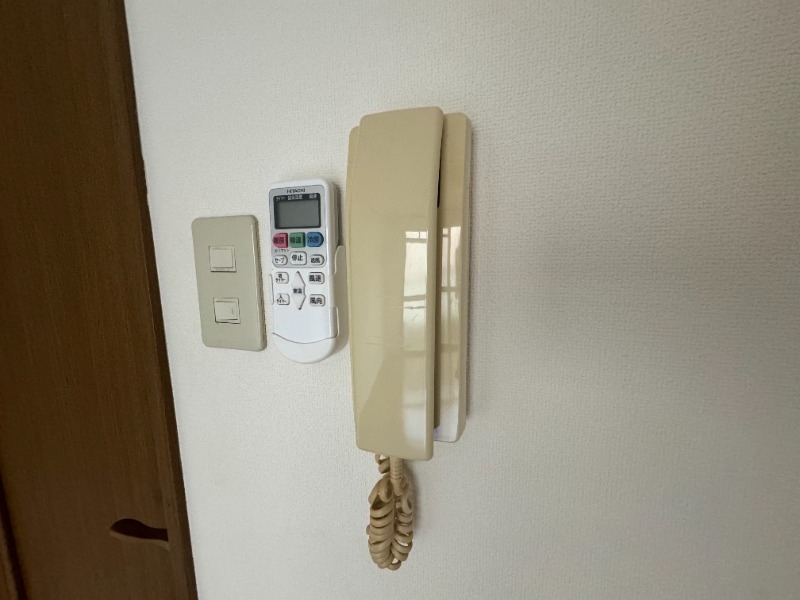 その他設備　来客はインターフォンで確認してからドアを開けてくださいね