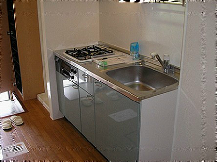 キッチン　システムキッチン（２口ガスコンロ）