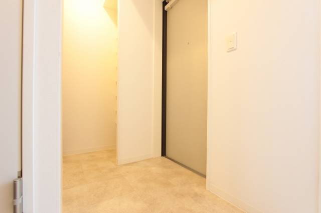 玄関　玄関スペースも何か飾れそうです