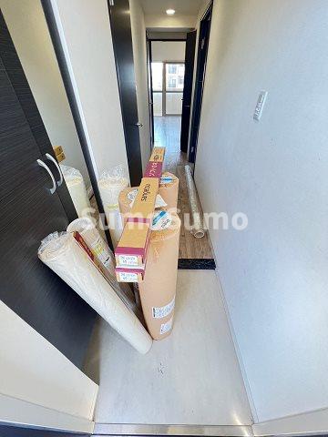 玄関　収納もある玄関です