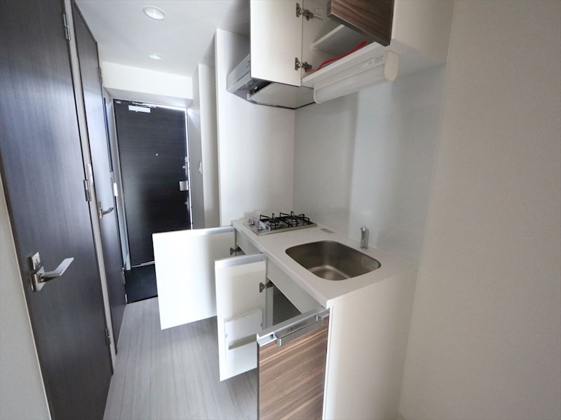 キッチン　システムキッチン（ガス2口コンロ付）