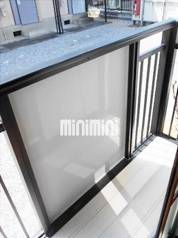 バルコニー　南向きのベランダです