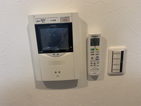 セキュリティ　※別部屋の写真です