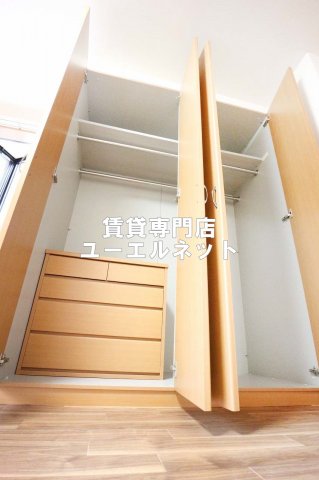 収納　クローゼット付きでお部屋もスッキリ♪