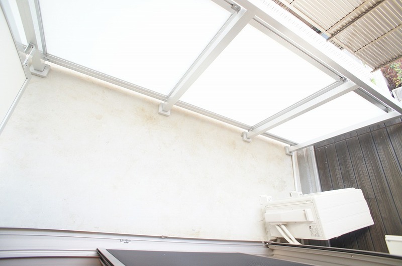 バルコニー　お洗濯にも便利なバルコニー付き