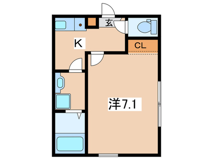 Folia蒔田の間取り写真