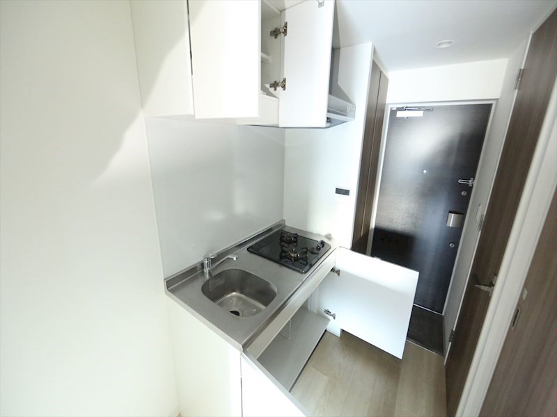 キッチン　システムキッチン（ガス2口コンロ付）