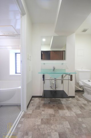 洗面設備　クリスタルブライト天満橋リバーサイド