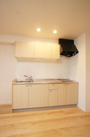 キッチン　IH2口コンロのキッチンで料理が楽しい♪