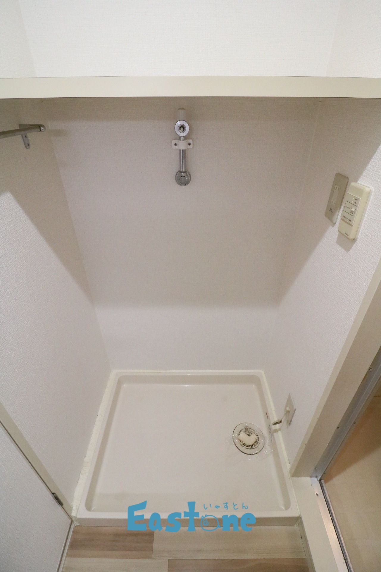 洗面設備　室内洗濯機置き場で降灰時も安心♪