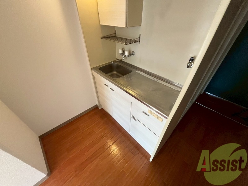 キッチン　都市ガスのキッチンなのでたくさんお料理できますね！