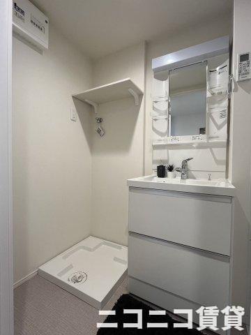 洗面設備　モデルルームの為、現状を優先致します。