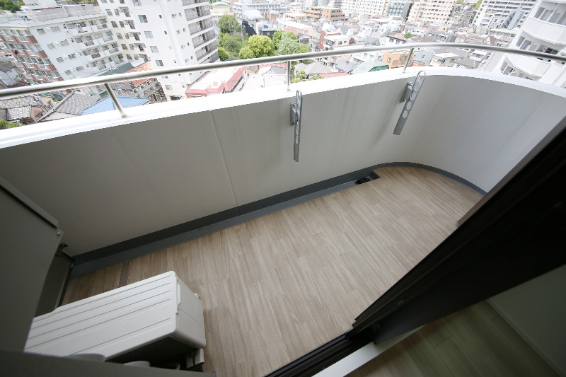 バルコニー　西向きのバルコニー