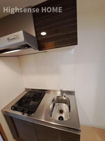 キッチン　コンパクトなキッチンで掃除もラクラク