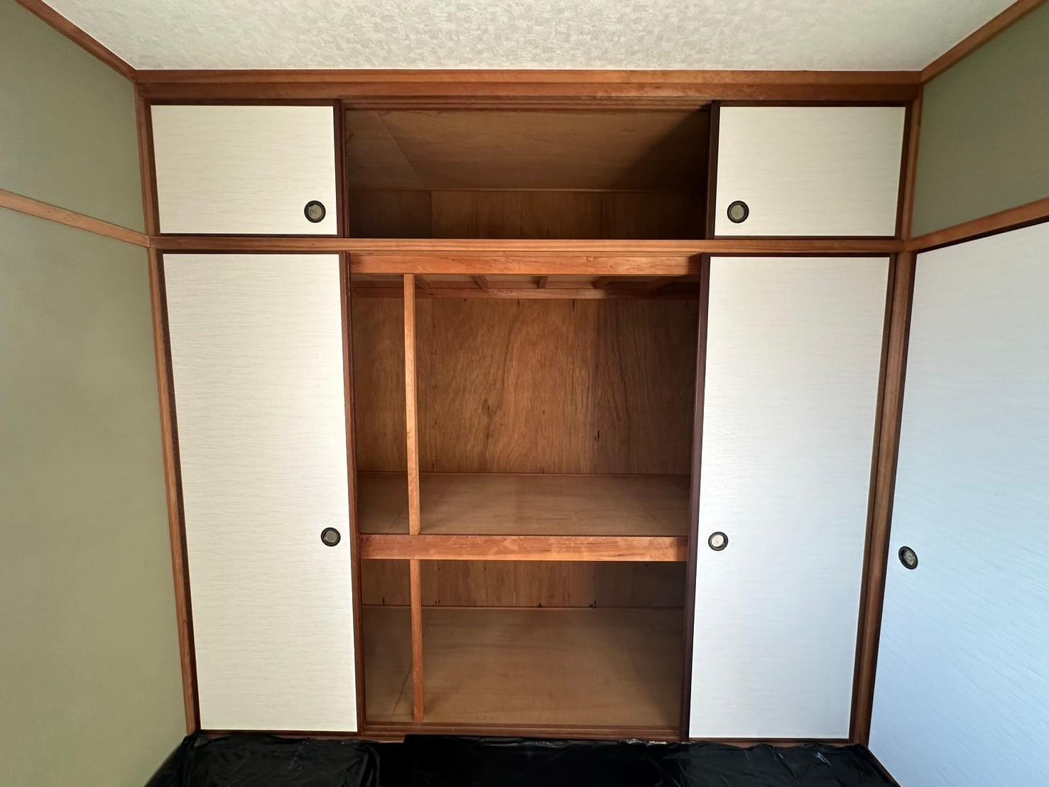 収納　天袋付きで収納力のある押し入れ♪