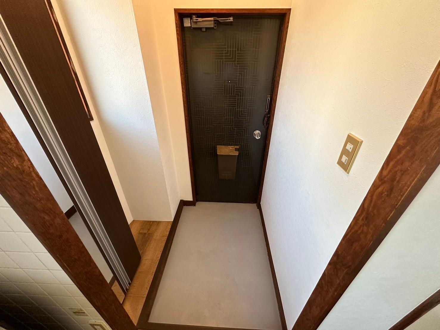 玄関　シューズボックス付きの玄関♪