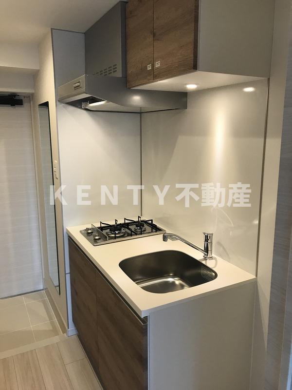 キッチン　コンパクトなキッチンで掃除もラクラク