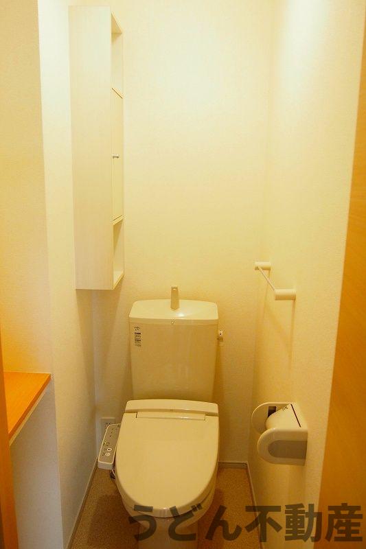 トイレ　うどん県のお部屋探しはうどん不動産へ うどんちゃんとLINE