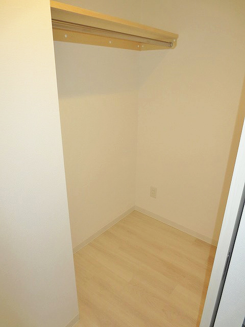 収納　収納力のあるウォークインクローゼットです！