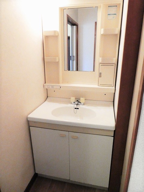 洗面設備　写真は別部屋です。