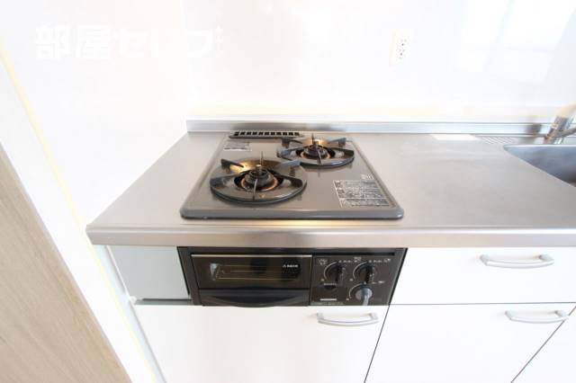 その他設備　二口コンロでお料理も捗りますね