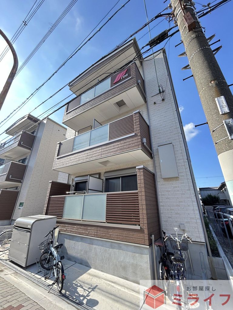 建物外観　眺望清潔感のあるきれいな外観